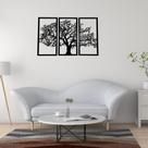 Quadro Decorativo Quadro Folhagem Para Decoração Casa 44x22-P