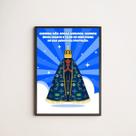 Quadro Decorativo Querida Nossa Senhora 24x18cm