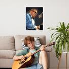 Quadro Decorativo Ray Charles Assinatura 24x18cm