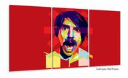 Quadro Decorativo Red Hot Chili Peppers - 120x60 3 peças