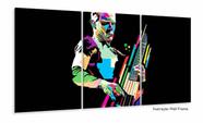 Quadro decorativo Red Hot Chili Peppers - Tela em Tecido