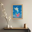 Quadro Decorativo Releitura São Jorge Infantil 24x18cm Quadro Decorativo Releitura São Jorge Infantil 24x18cm