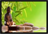 Quadro Decorativo Religioso Budismo Buda Com Moldura RC035