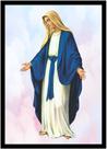 Quadro Decorativo Religioso Nossa Senhora De Fátima Catolicismo Com Moldura RC095