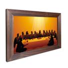 Quadro Decorativo Religioso Santa Ceia do Senhor Sagrada Família Jesus com Moldura 40cm Quadro Decorativo Religioso Santa Ceia do Senhor Sagrada Família Jesus com Moldura 40cm