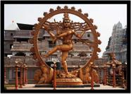 Quadro Decorativo Religioso Shiva Hinduísmo Com Moldura RC038