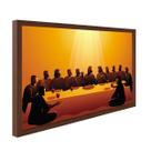 Quadro Decorativo Religiosos Santa Ceia Jesus Fé Sagrada Família com Moldura Caixa Alta 30x40cm Quadro Decorativo Religiosos Santa Ceia Jesus Fé Sagrada Família com Moldura Caixa Alta 30x40cm