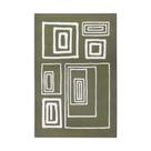 Quadro Decorativo Retangular Abstrato Geométricos Fino Acabamento