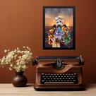 Quadro Decorativo Reunião Dos Orixás 33x24cm