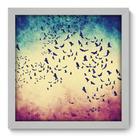 Quadro Decorativo - Revoada - 33cm x 33cm - 126qdsb