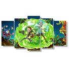 Quadro decorativo Ricky e Morty ciencia cientistas