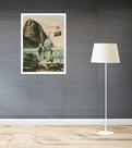 Quadro Decorativo Rio de Janeiro Retrô Pão de Açúcar-70x50cm Quadro Decorativo Rio de Janeiro Retrô Pão de Açúcar-70x50cm