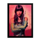Quadro Decorativo Rita Lee Rock Nacional Poster Moldurado
