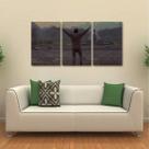 Quadro Decorativo Rocky Balboa Filmes Em Tecido 3 Peças