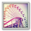 Quadro Decorativo - Roda Gigante - 33cm x 33cm - 251qddb