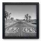 Quadro Decorativo - Rota 66 - 33cm x 33cm - 060qnmbp