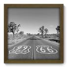Quadro Decorativo - Rota 66 - 33cm x 33cm - 235qdmm