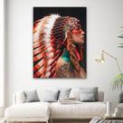 Quadro Decorativo sala India Americana 60x40 Quadro Quarto Hall Cozinha Quadro Decorativo sala India Americana 60x40 Quadro Quarto Hall Cozinha