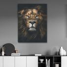 Quadro Decorativo sala Leão rei King face 60x40 Quadro Quarto Hall Cozinha Quadro Decorativo sala Leão rei King face 60x40 Quadro Quarto Hall Cozinha