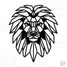 Quadro Decorativo Sala Quarto Animal Leão Mdf 6mm 40x34cm Quadro Decorativo Sala Quarto Animal Leão Mdf 6mm 40x34cm