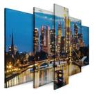 Quadro Decorativo Sala Quarto Escritório Manhattan Frankfurt