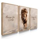 Quadro Decorativo Sala Quarto Nunca Foi Sorte Com Moldura