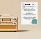 Quadro Decorativo Salmo 10 45x34cm Quadro Decorativo Salmo 10 45x34cm