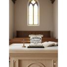 Quadro Decorativo Salmo 23 - O Senhor é Meu Pastor Enfeite de Mesa Religioso