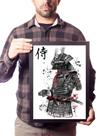 Quadro Decorativo Samurai Arte Armadura