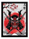 Quadro Decorativo Samurai Arte Moldurada 42x29cm Quadro Decorativo Samurai Arte Moldurada 42x29cm