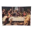 Quadro Decorativo Santa Ceia 40x60cm Tecido Canvas Alta Resolução
