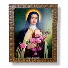 Quadro Decorativo Santa Terezinha Parede Resinado 25x30 Quadro Decorativo Santa Terezinha Parede Resinado 25x30