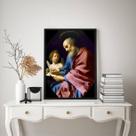 Quadro Decorativo São Mateus 33x24cm - com vidro