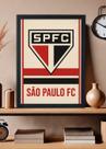 Quadro Decorativo São Paulo grandioso time - Com Vidro Tamanho:21cm x 30cm (A4)