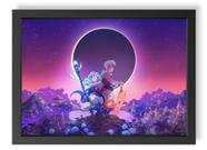 Quadro Decorativo Sea of Stars Zale e Valere Eclipse geek.frame presente quarto sala gamer otaku