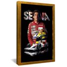 Quadro Decorativo Senna V2432 Moldura Dourada 115x75cm