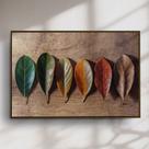 Quadro Decorativo Sequencia De Folhas Quadro Decorativo Sequencia De Folhas