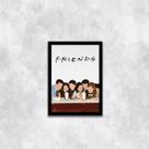 Quadro Decorativo Seriado Friends 33x24cm - com vidro