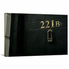 Quadro decorativo Sherlock Holmes 221-B Tela em Tecido