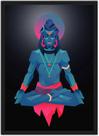 Quadro Decorativo Shiva Religiosidade Hinduísmo Decorações Com Moldura G002