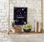 Quadro Decorativo Siga Seus Sonhos 45x34cm