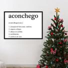 Quadro Decorativo Significado Aconchego 45x34cm