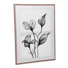 Quadro Decorativo Silent Bloom 45cm x 60cm x 2,5cm MDF