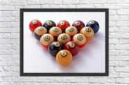 Quadro Decorativo Sinuca Jogos Bilhar Salas Decorações Com Moldura Quadro Decorativo Sinuca Jogos Bilhar Salas Decorações Com Moldura