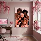 Quadro Decorativo Sororidade 70x50cm Mold Preta