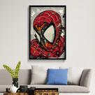 Quadro Decorativo Spider Man 50x70 cm Placa Decorativa em MDF para Decoração de interiores