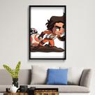Quadro Decorativo Star-Wars 50x70 cm Placa Decorativa em MDF para Decoração de interiores