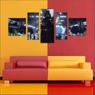 Quadro Decorativo Star Wars Darth Vader Mosaico 5 Peças GG3