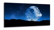 Quadro Decorativo - Star Wars Estrela da Morte -em Tecido Canvas