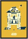 Quadro Decorativo Star Wars R2d2 Nerd Geek Super Heróis Decorações Com Moldura